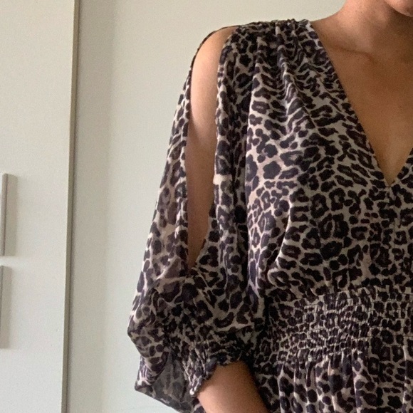 Lovestitch leopard ruffle dress size S - Picture 6 of 6